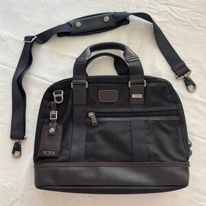 TUMI Men's Alpha Bravo Earle Compact Briefcase